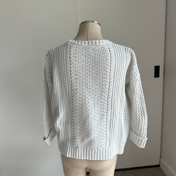 Madewell Women's Ivory Knit Sweater - Picture 3 of 4